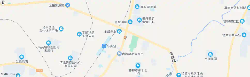 邯郸邯马旅馆_公交站地图_邯郸公交_妙搜公交查询2025