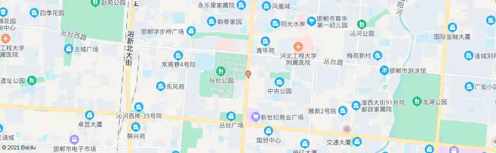 邯郸展北路中华街口_公交站地图_邯郸公交_妙搜公交查询2025