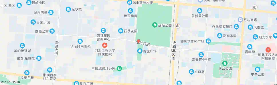 邯郸古城广场金丰小区_公交站地图_邯郸公交_妙搜公交查询2025