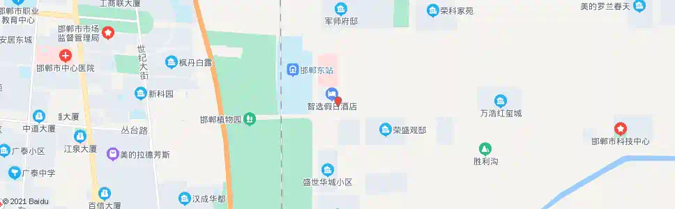 邯郸天客隆_公交站地图_邯郸公交_妙搜公交查询2025