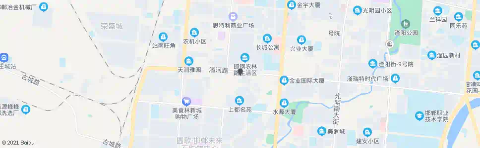 邯郸渚河路小学_公交站地图_邯郸公交_妙搜公交查询2025