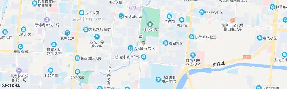 邯郸滏漳路滏阳街口_公交站地图_邯郸公交_妙搜公交查询2025