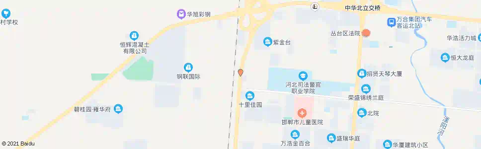 邯郸警校路口_公交站地图_邯郸公交_妙搜公交查询2025