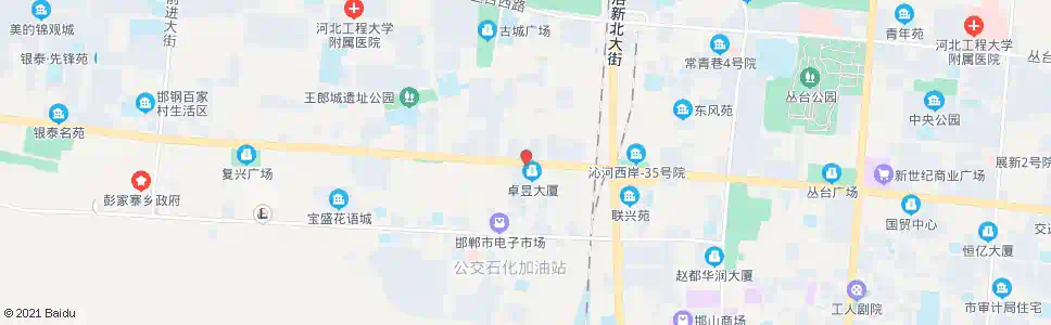 邯郸清真肉联厂_公交站地图_邯郸公交_妙搜公交查询2025