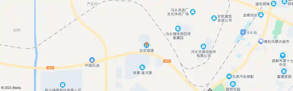 邯郸莱茵堡生态绿港_公交站地图_邯郸公交_妙搜公交查询2025