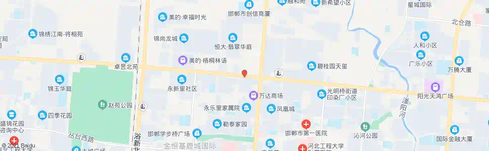 邯郸汉光家属院_公交站地图_邯郸公交_妙搜公交查询2025