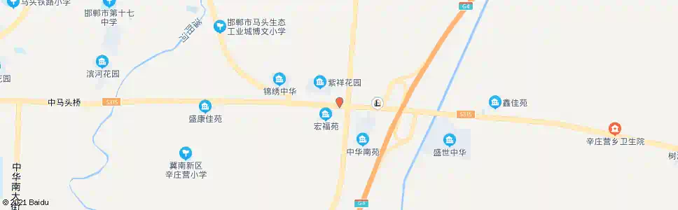 邯郸中华大街成峰路口_公交站地图_邯郸公交_妙搜公交查询2025