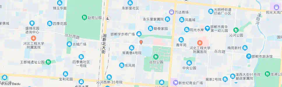 邯郸四季青信用社_公交站地图_邯郸公交_妙搜公交查询2025