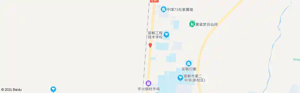 邯郸体校_公交站地图_邯郸公交_妙搜公交查询2025