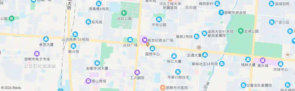 邯郸新世纪_公交站地图_邯郸公交_妙搜公交查询2025