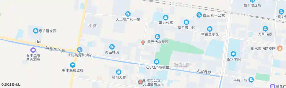 衡水新华路口(昌明南大街)_公交站地图_衡水公交_妙搜公交查询2025