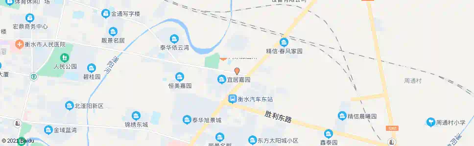 衡水人民路京衡大街口_公交站地图_衡水公交_妙搜公交查询2025