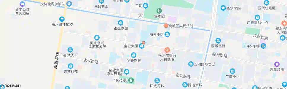 衡水胜利路康泰街口_公交站地图_衡水公交_妙搜公交查询2025