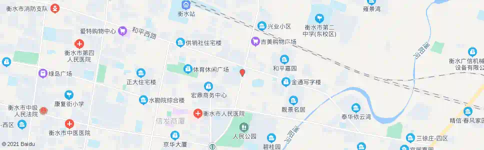衡水和平路口(榕花大街)_公交站地图_衡水公交_妙搜公交查询2025