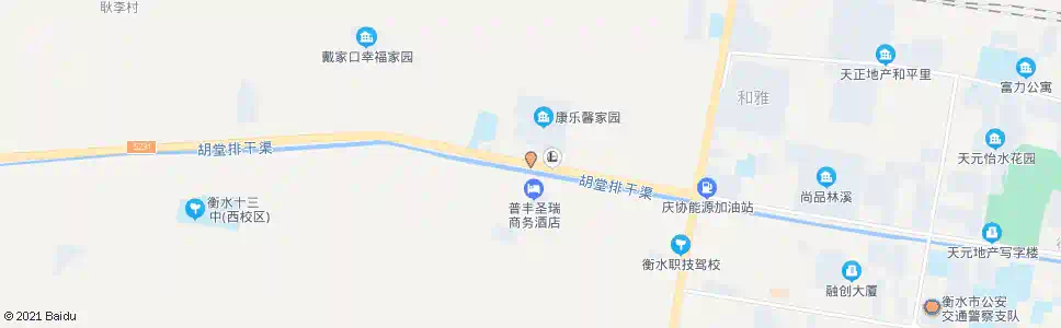 衡水人民路中湖大道口_公交站地图_衡水公交_妙搜公交查询2025