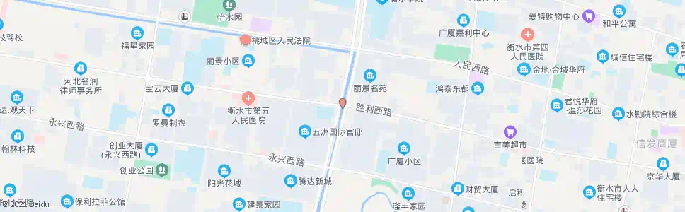 衡水前进街胜利路口_公交站地图_衡水公交_妙搜公交查询2025