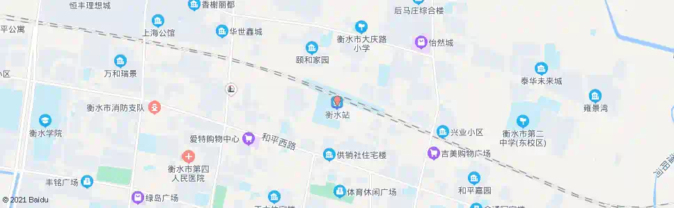 衡水新华路西口_公交站地图_衡水公交_妙搜公交查询2025