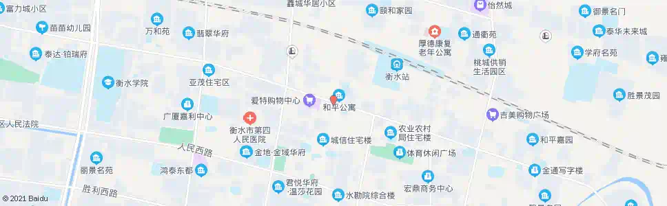 衡水自强街口_公交站地图_衡水公交_妙搜公交查询2025
