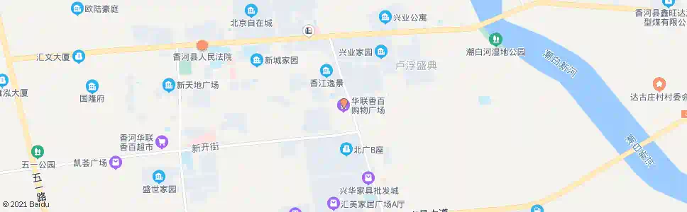 廊坊华联香百超市_公交站地图_廊坊公交_妙搜公交查询2025