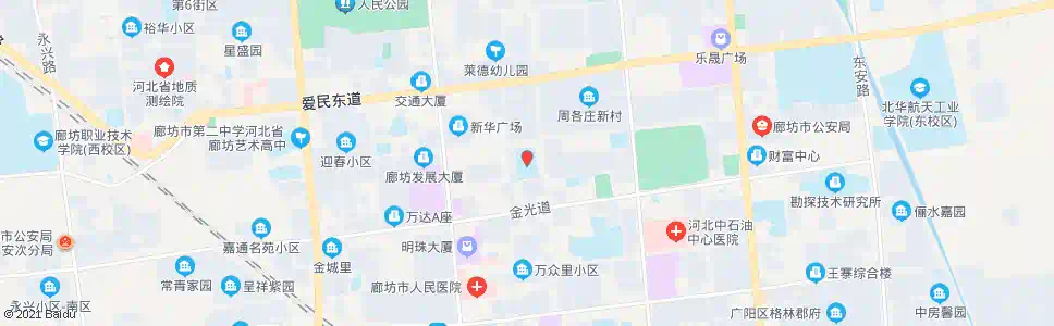 廊坊第三中学_公交站地图_廊坊公交_妙搜公交查询2025