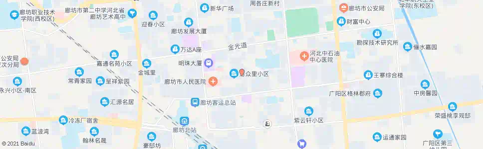 廊坊民得利超市_公交站地图_廊坊公交_妙搜公交查询2025