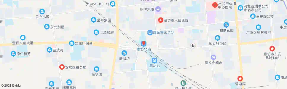廊坊沟北_公交站地图_廊坊公交_妙搜公交查询2025