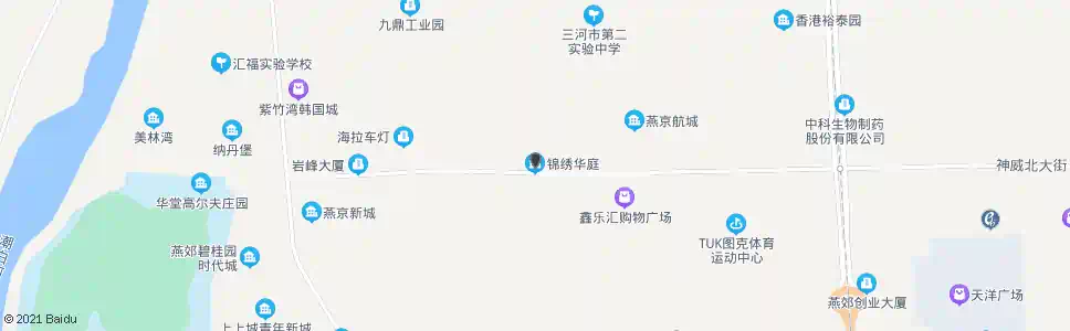 廊坊锦绣华庭小区_公交站地图_廊坊公交_妙搜公交查询2025