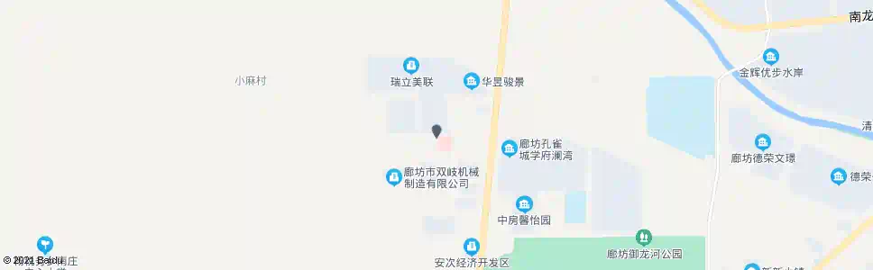 廊坊安锦道西口_公交站地图_廊坊公交_妙搜公交查询2025
