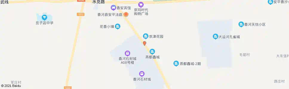 廊坊安平京津花园_公交站地图_廊坊公交_妙搜公交查询2025