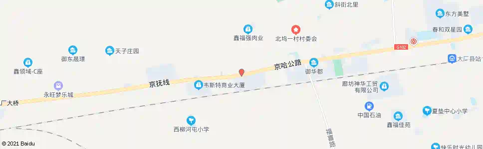 廊坊渔具城_公交站地图_廊坊公交_妙搜公交查询2025