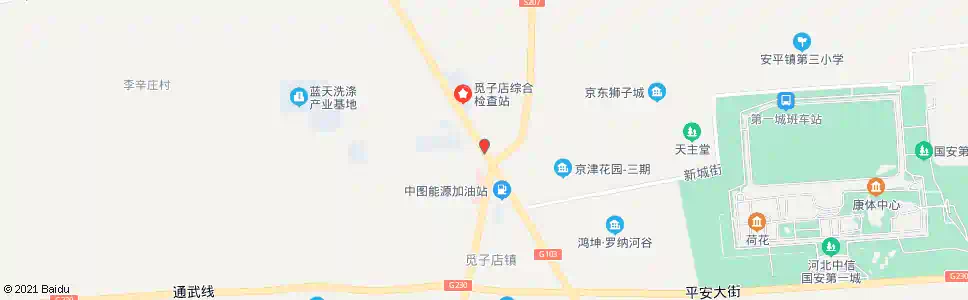 廊坊觅子店路口_公交站地图_廊坊公交_妙搜公交查询2025