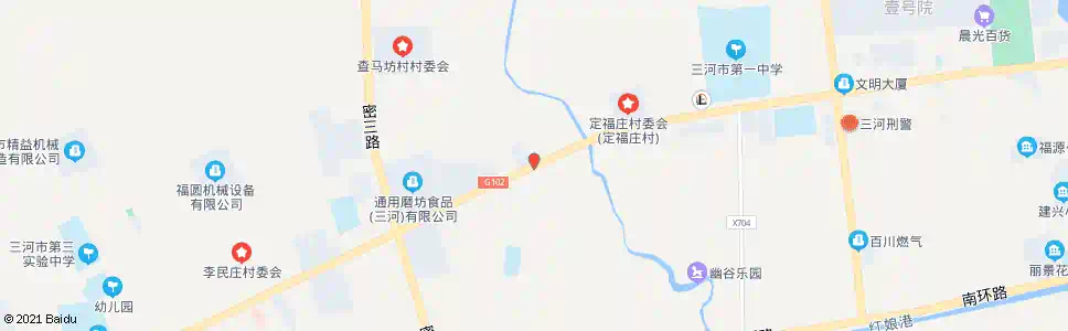 廊坊李枣林_公交站地图_廊坊公交_妙搜公交查询2025