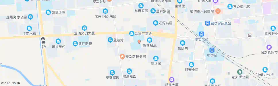 廊坊二中_公交站地图_廊坊公交_妙搜公交查询2025