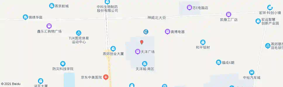 廊坊天洋城_公交站地图_廊坊公交_妙搜公交查询2025