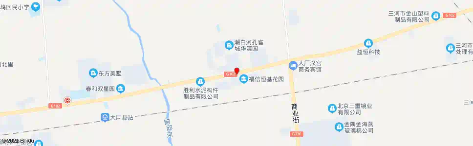 廊坊大厂温泉度假村_公交站地图_廊坊公交_妙搜公交查询2025