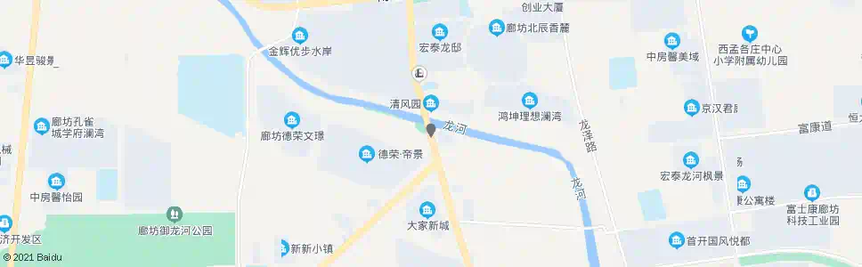 廊坊德荣帝景东门_公交站地图_廊坊公交_妙搜公交查询2025