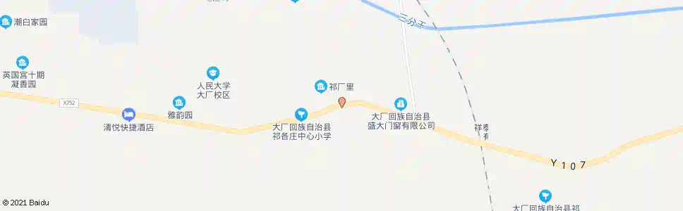 廊坊祁各庄村中心_公交站地图_廊坊公交_妙搜公交查询2025