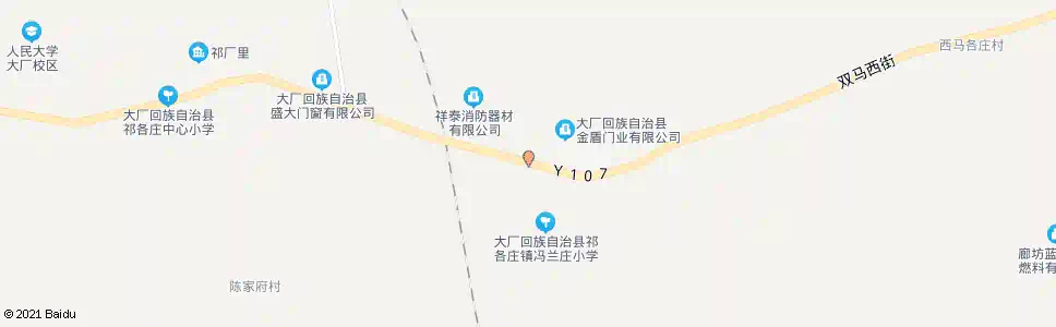 廊坊冯兰庄村西_公交站地图_廊坊公交_妙搜公交查询2025