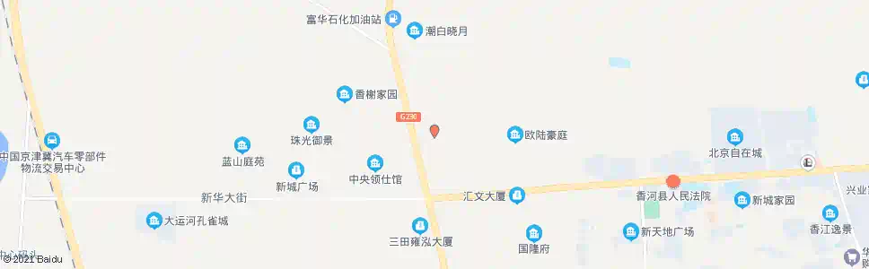 廊坊香城郦舍_公交站地图_廊坊公交_妙搜公交查询2025