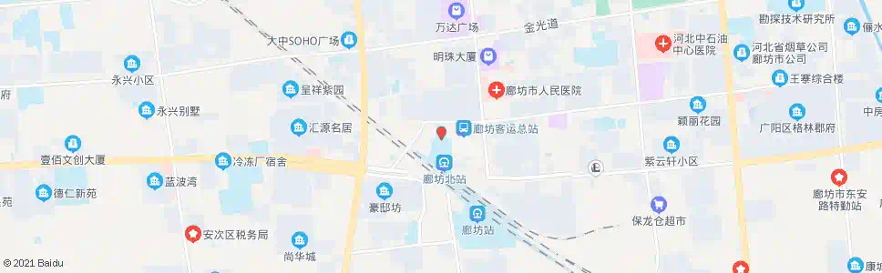 廊坊广场_公交站地图_廊坊公交_妙搜公交查询2025