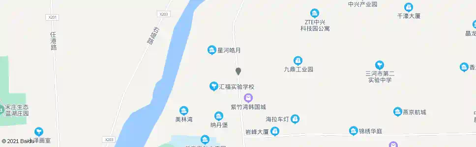 廊坊燕郊星河皓月小区南门_公交站地图_廊坊公交_妙搜公交查询2025