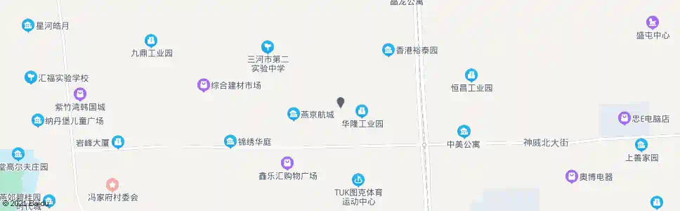 廊坊华龙工业园_公交站地图_廊坊公交_妙搜公交查询2025