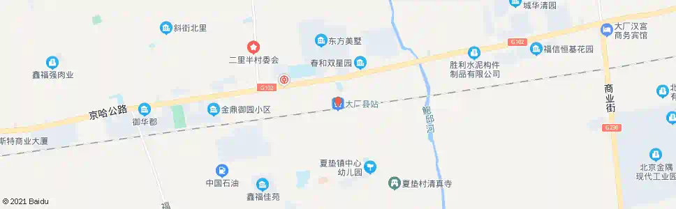 廊坊大厂_公交站地图_廊坊公交_妙搜公交查询2025
