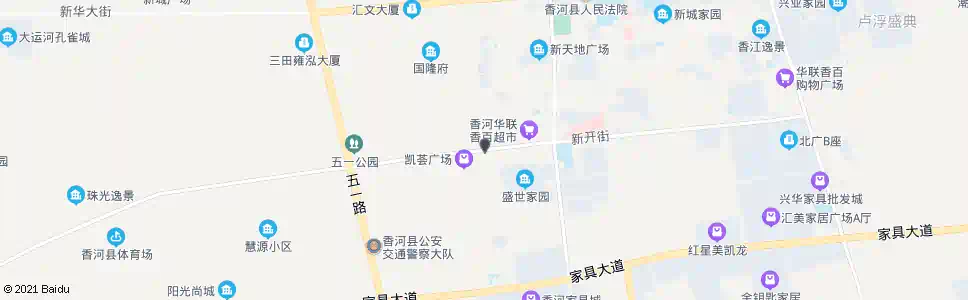 廊坊华联西_公交站地图_廊坊公交_妙搜公交查询2025