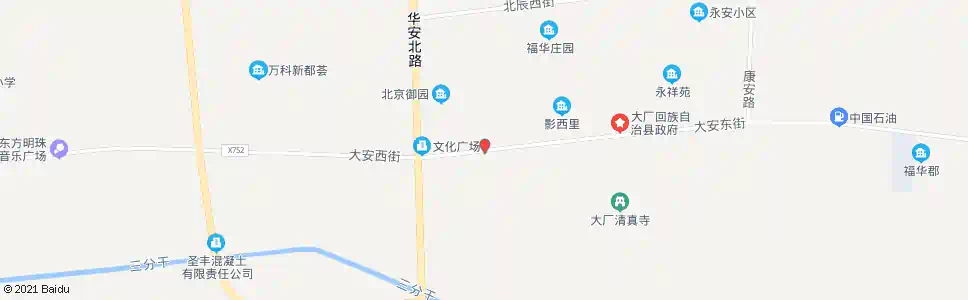 廊坊大厂文教局_公交站地图_廊坊公交_妙搜公交查询2025