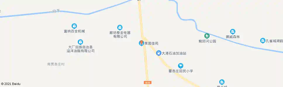 廊坊莱茵佳苑_公交站地图_廊坊公交_妙搜公交查询2025