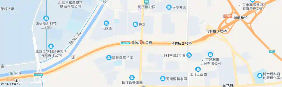廊坊马驹桥一号桥_公交站地图_廊坊公交_妙搜公交查询2025