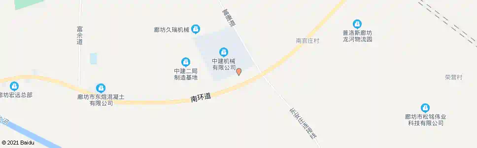 廊坊中建机械南门_公交站地图_廊坊公交_妙搜公交查询2025