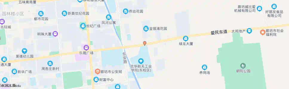 廊坊华航东校区_公交站地图_廊坊公交_妙搜公交查询2025
