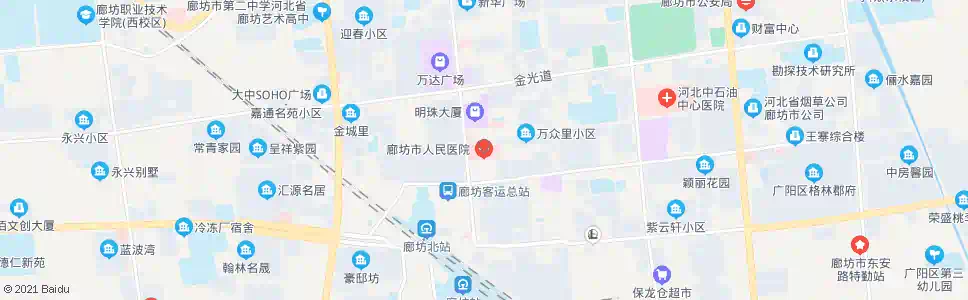 廊坊县人民医院_公交站地图_廊坊公交_妙搜公交查询2025